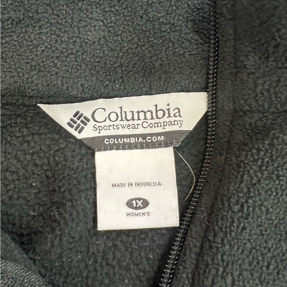 columbia women’s black zip up jacket 1X m129-32 - Picture 3 of 4